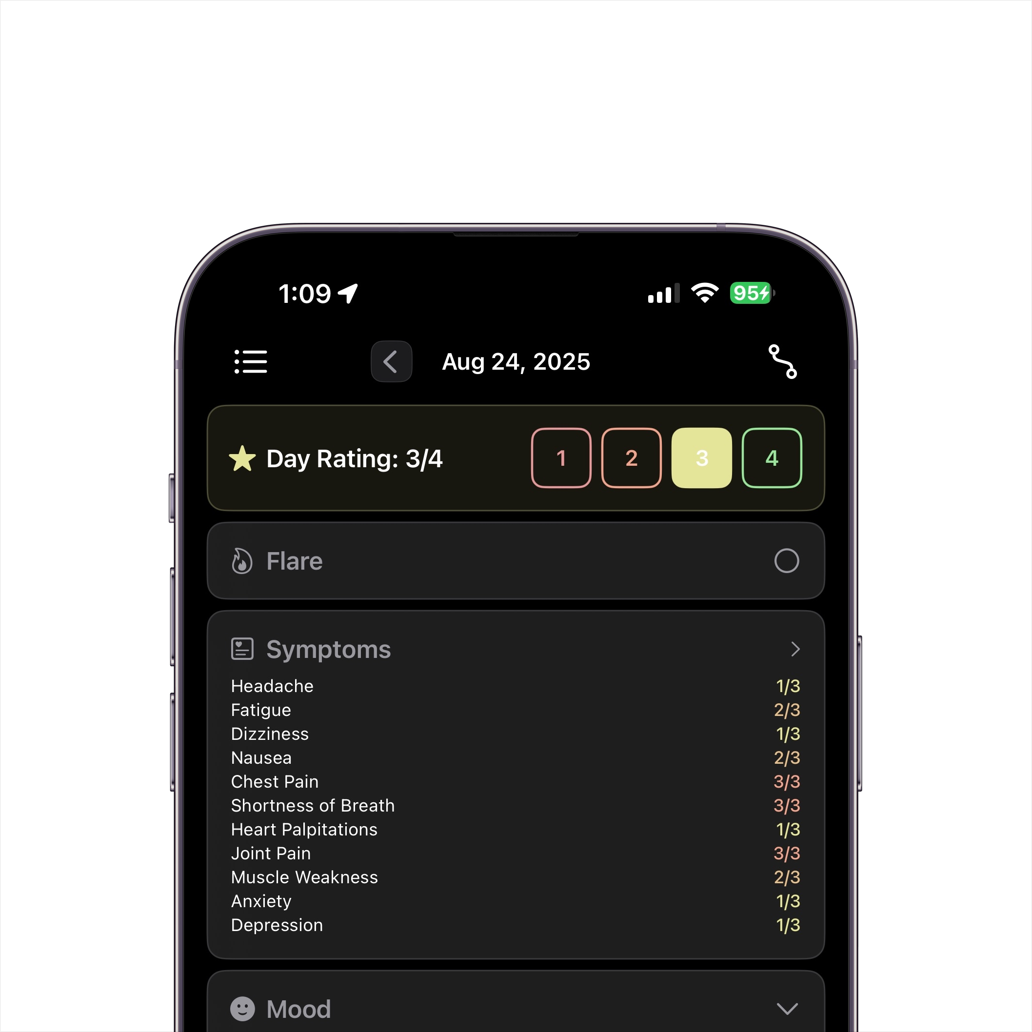 Smart Symptom Logging